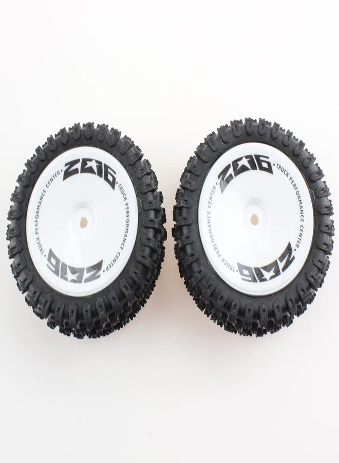 KingVal Replacement 2PCS Rear Tire Tyre Wheel RC Spare Parts Compatible with WLtoys 124007 RC Car - Image 2
